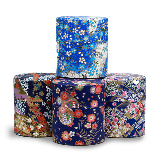 Boîte Washi Aizome Hanakago (74 ø)