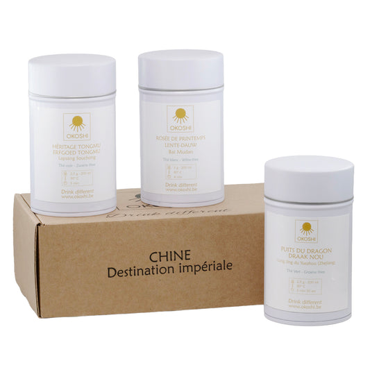 Coffret 3 thés "Chine - Destination impériale"