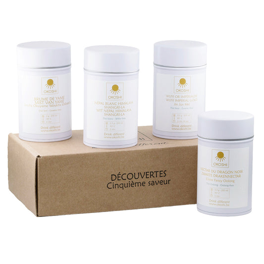 Coffret 4 thés "Découvertes - Cinquième saveur"